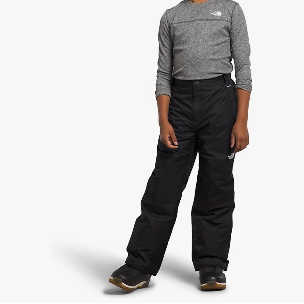 The North Face Black Snow Pants, youth boys large